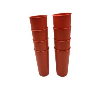 Tupperware 8 12 oz glasses like new condition